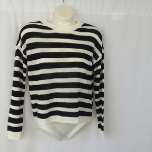 5 For $20.00 Heritage Long Sleeve Striped Sweater,, XSmall Junior